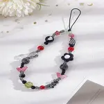 1Pc Flower & Butterfly Plastic Cell Phone Strap Charm Hanging Keychain for Women