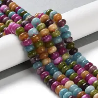 Natural Dyed White Jade Beads Strands