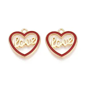 Alloy Enamel Pendants