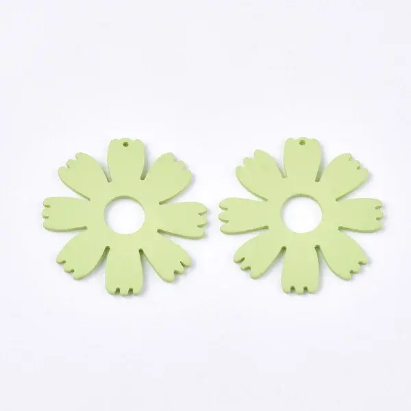 Spray Painted Acrylic Pendants