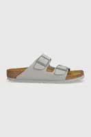 Pantofle Birkenstock Arizona dámské, šedá barva, 1027696