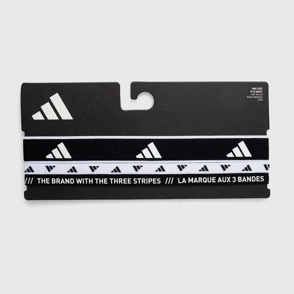 Čelenky adidas Performance 3-pack černá barva, IA3031