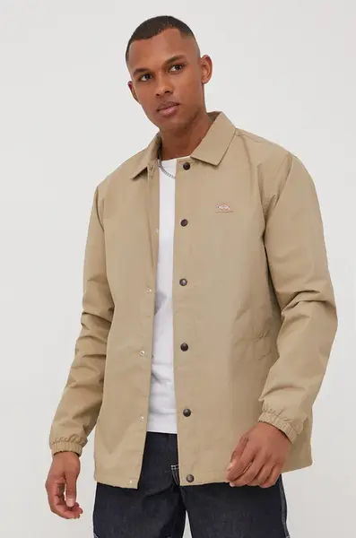 Bunda Dickies pánská, béžová barva, přechodná, DK0A4XEWKHK-Khaki