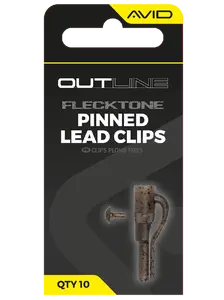 Avid carp závěsky outline flecktone pinned lead clips