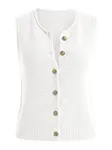 Imily Bela Pletená vesta  biela