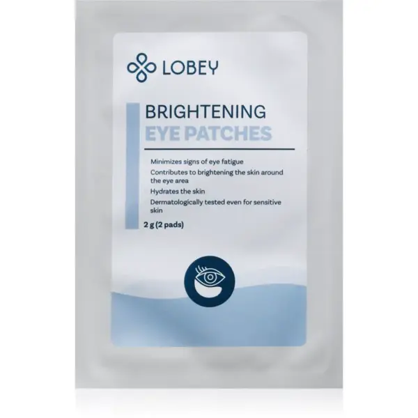 Lobey Skin Care Brightening Eye Patches hydrogélová maska na očné okolie 2 g