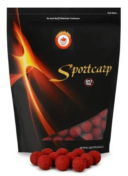 Sportcarp boilies jahoda - 18 mm 800 g