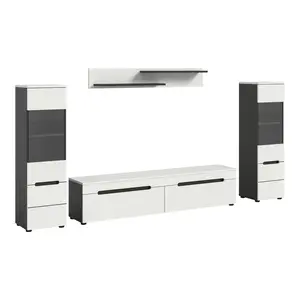 Livetastic OBÝVACÍ STĚNA bílá