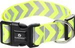 Flamingo Fergu obojok pre psa - neónovo žltý L   45-65 cm x 25 mm x 2 mm