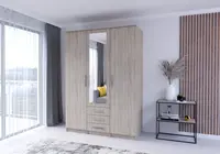 Šatní skříň Szantal 3D Barva korpusu: Dub - sonoma, Rozměry: 150 cm
