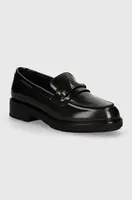 Kožené mokasíny Calvin Klein LOAFER W/M BAR SAFF LTH