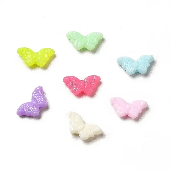 Macaron Color Opaque Acrylic Beads