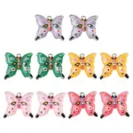 10Pcs 5 Colors Translucent Resin Pendants