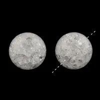 Transparent Crackle Acrylic Beads