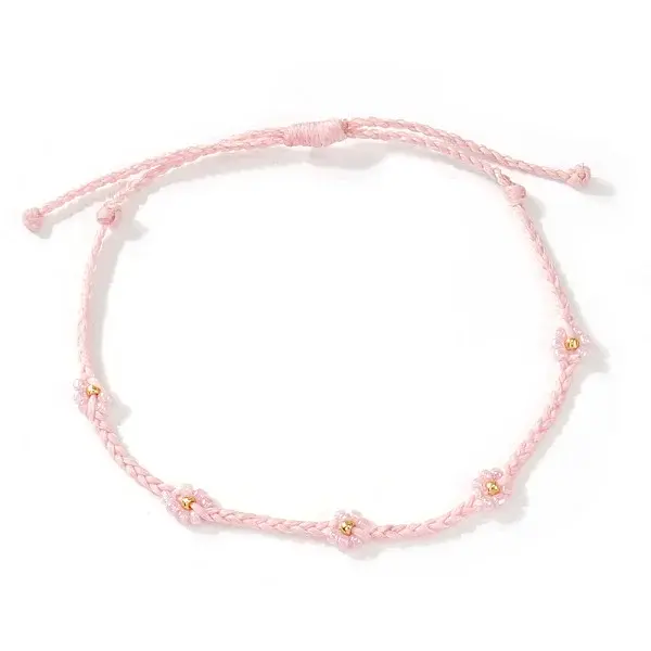 Handmade Glass Seed Bead Braided Bead Bracelets