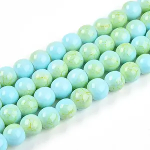 Baking Painted Glass Beads Strands