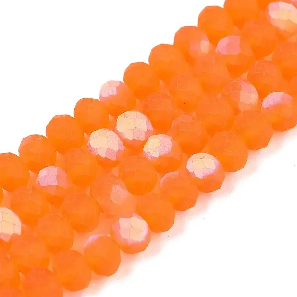 Transparent Glass Beads Strands