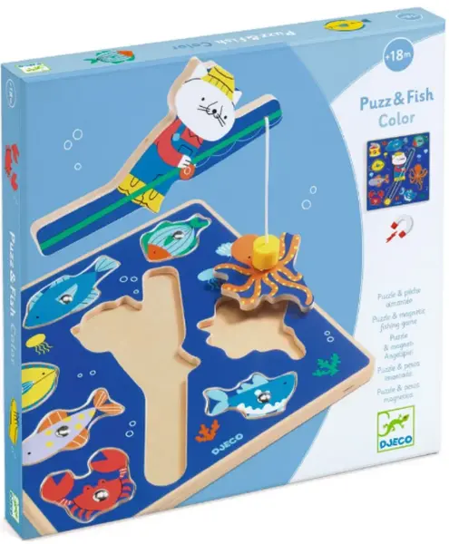 Vkládací puzzle Rybolov