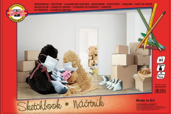 Náčrtník A3 90g/40 listů (poškozená)