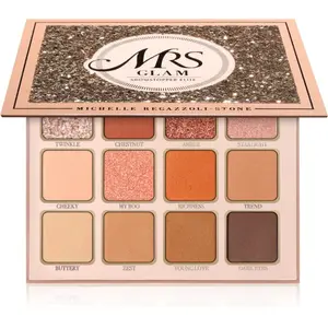 BPerfect Mrs Glam Showstopper Elite Palette paletka očných tieňov 16.8 g