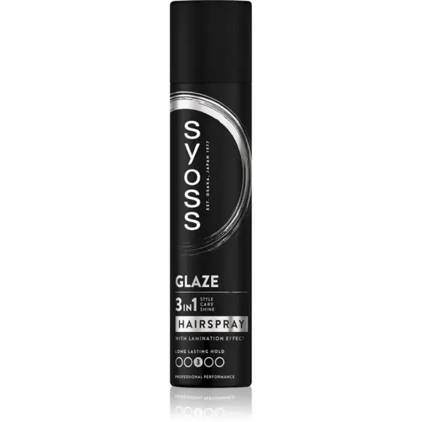 Syoss Intense Glaze Hairspray lak na vlasy se střední fixací pro lesk 300 ml