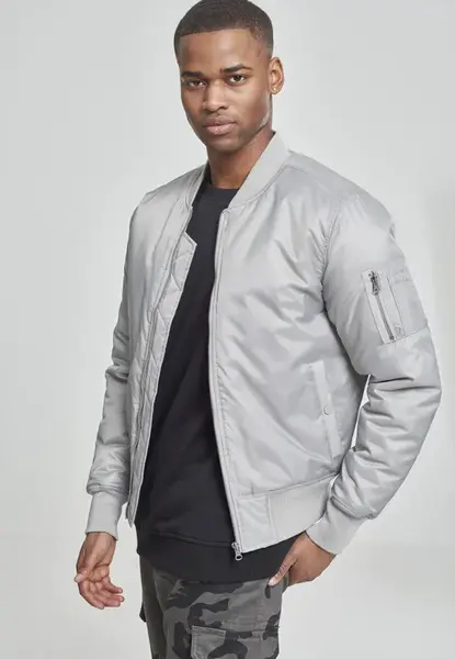 Bunda Basic Bomber v.Šedá