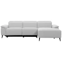 Xora ROHOVÁ SEDAČKA, dřevo, kov, plast, textil, světle šedá, šedobílá