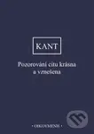 Pozorování citu krásna a vznešena - Immanuel Kant - kniha z kategorie Filozofie