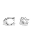 COACH Náušnice 'Bubble'  strieborná