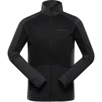 ALPINE PRO ONED Pánska mikina, čierna, veľkosť