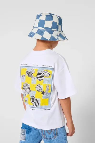 Dětské bavlněné tričko Marc Jacobs