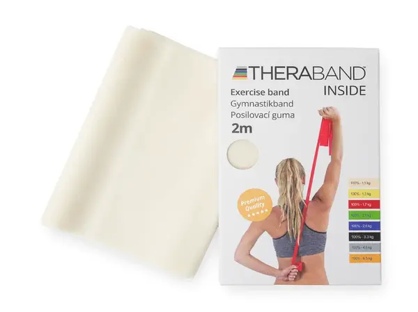 Thera-Band Inside Posilovací guma 2 m, béžová, velmi slabá