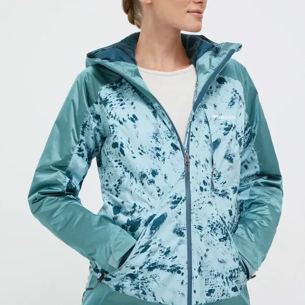 Bunda Columbia Sweet Shredder II Insulated tyrkysová barva