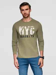Pánske tričko s dlhým rukávom NYC Brooklyn