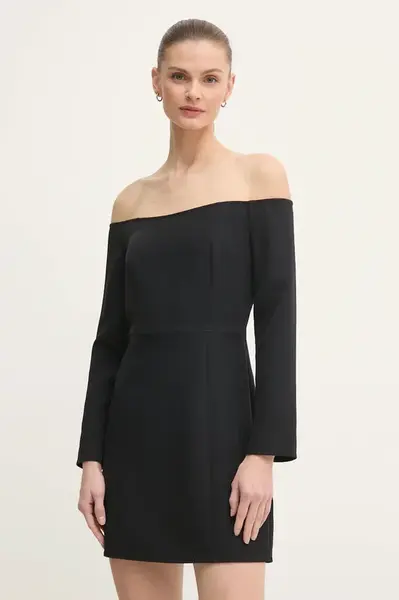 Šaty Calvin Klein Jeans černá barva, mini, J20J225020