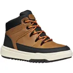 Geox J BUNSHEE B ABX Chlapecká zimní obuv, hnědá, velikost