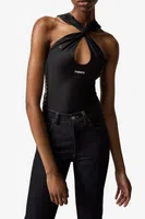 Top Coperni x Puma dámský, černá barva, cold shoulder, 626690