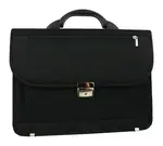 Pánska aktovka REAbags 7618 T Čierná/nikl