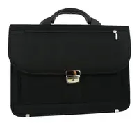 Pánska aktovka REAbags 7618 T Čierná/nikl