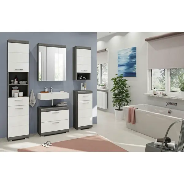 MID.YOU KOUPELNA vysoce lesklá bílá