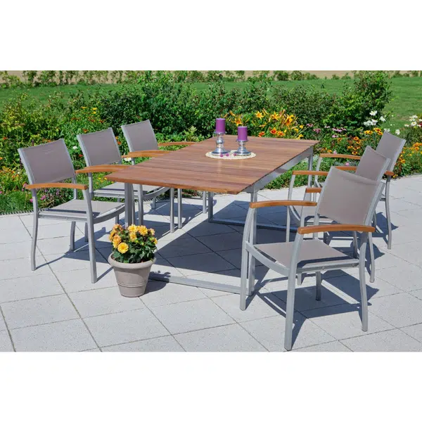Gardenson ZAHRADNÍ SESTAVA dřevo, kov, textil