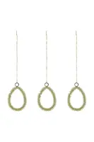 Sváteční dekorace House Doctor HDBead 3 x 4,5 cm 3-pack