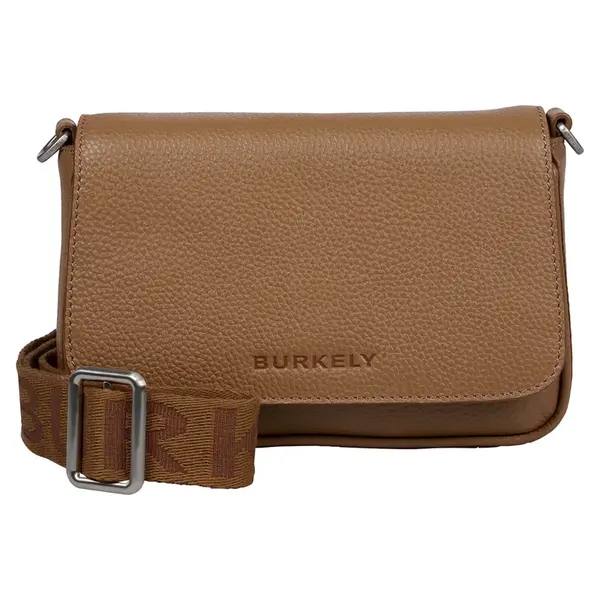 Dámská crossbody kožená kabelka Burkely Ava - světle hnědá