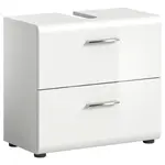 MID.YOU SKŘÍŇKA POD UMYVADLO, vysoce lesklá bílá, bílá, 60/55/30 cm