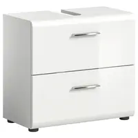 MID.YOU SKŘÍŇKA POD UMYVADLO, vysoce lesklá bílá, bílá, 60/55/30 cm