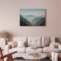 artgeist MALBA NA PLÁTNĚ, krajina a příroda, hory, 120/80/1.2 cm