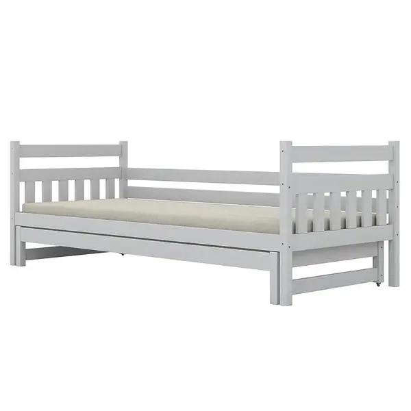 Posteľ Dawid s prístelkou 80x200 biela