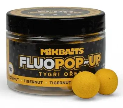 Mikbaits plovoucí boilie fluo tygří ořech 150 ml - 14 mm