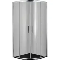 SPRCHOVÝ KOUT, barvy chromu, 90/200/90 cm