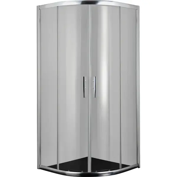 SPRCHOVÝ KOUT, barvy chromu, 90/200/90 cm